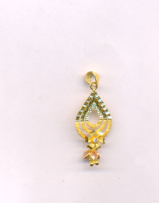 GOLD PENDENT PLAIN EXCLUSIVE