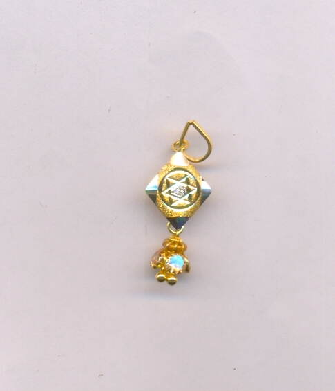 GOLD PENDENT PLAIN EXCLUSIVE