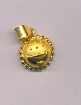 GOLD PENDENT PLAIN EXCLUSIVE