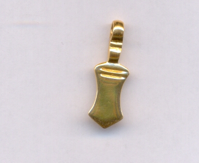GOLD PENDENT PLAIN EXCLUSIVE