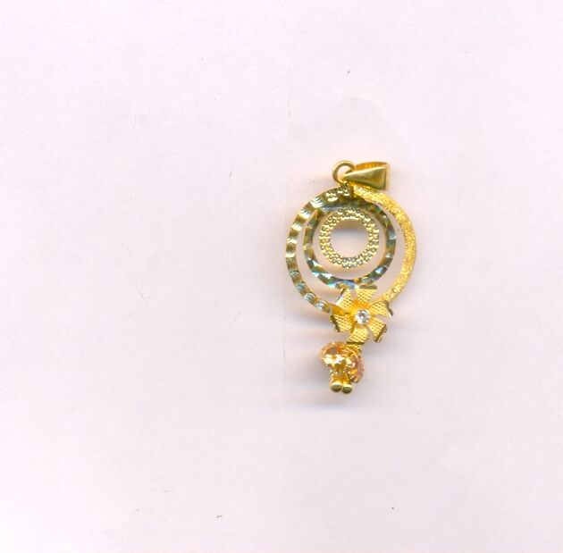 GOLD PENDENT PLAIN EXCLUSIVE