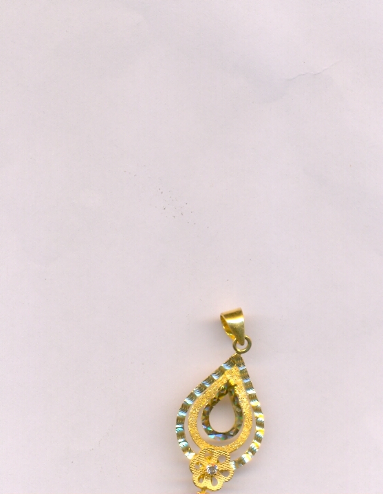 GOLD PENDENT PLAIN EXCLUSIVE