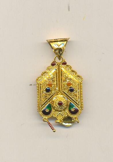 GOLD PENDENT PLAIN FANCY