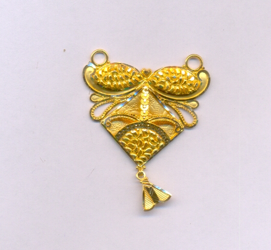 GOLD PENDENT PLAIN FANCY