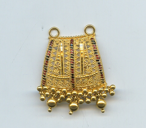 GOLD PENDENT PLAIN FANCY