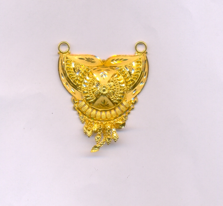 GOLD PENDENT PLAIN FANCY