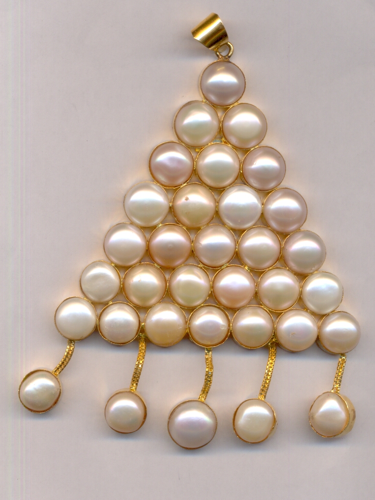 GOLD PENDENT PLAIN FANCY