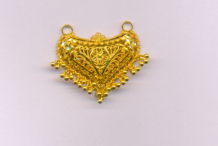 GOLD PENDENT PLAIN FANCY