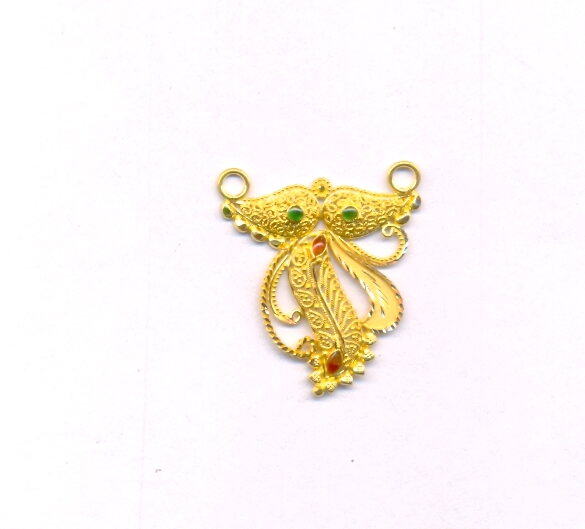 GOLD PENDENT PLAIN FANCY