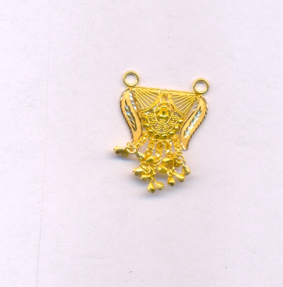 GOLD PENDENT PLAIN FANCY
