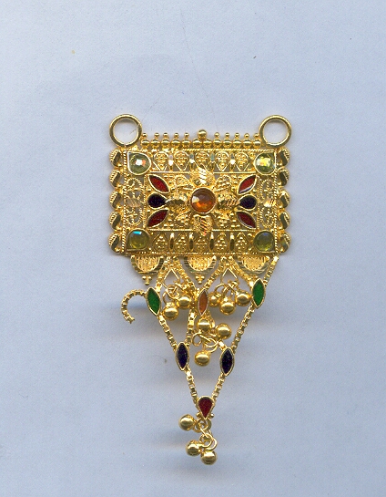 GOLD PENDENT PLAIN FANCY