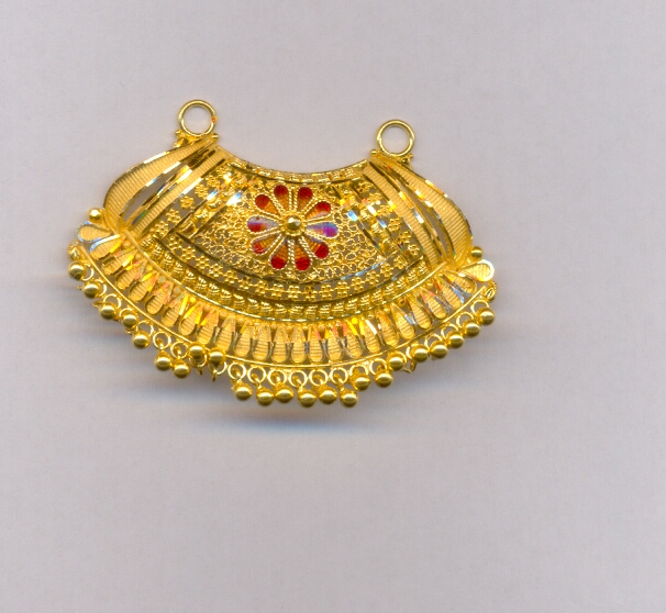 GOLD PENDENT PLAIN FANCY