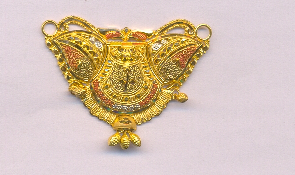 GOLD PENDENT PLAIN FANCY