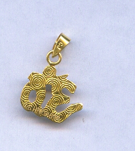 GOLD PENDENT PLAIN FANCY