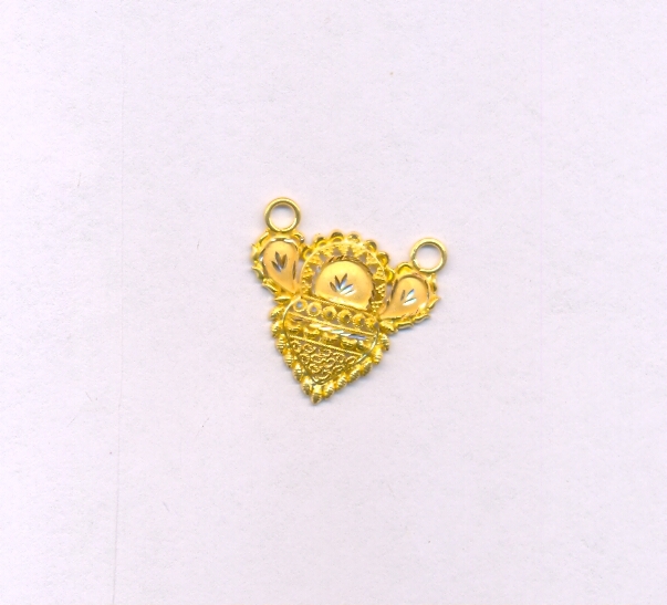 GOLD PENDENT PLAIN FANCY