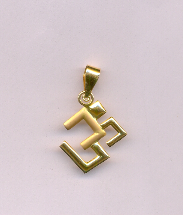 GOLD PENDENT PLAIN FANCY