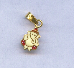 GOLD PENDENT PLAIN FANCY