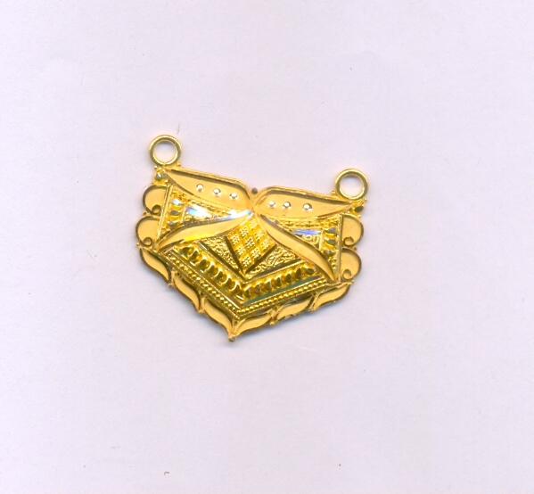 GOLD PENDENT PLAIN FANCY