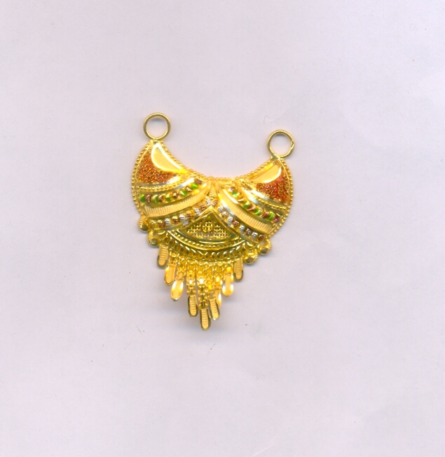 GOLD PENDENT PLAIN FANCY
