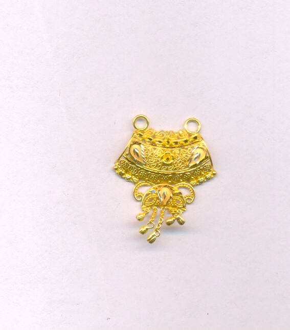 GOLD PENDENT PLAIN FANCY