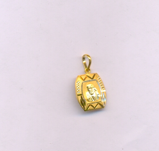 GOLD PENDENT PLAIN FANCY