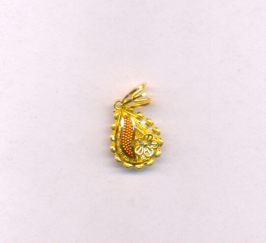 GOLD PENDENT PLAIN FANCY
