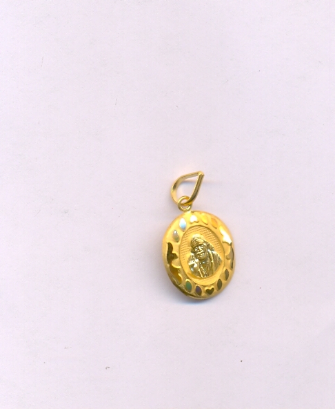 GOLD PENDENT PLAIN FANCY