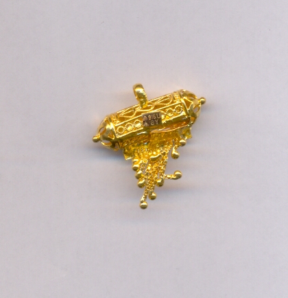 GOLD PENDENT PLAIN FANCY