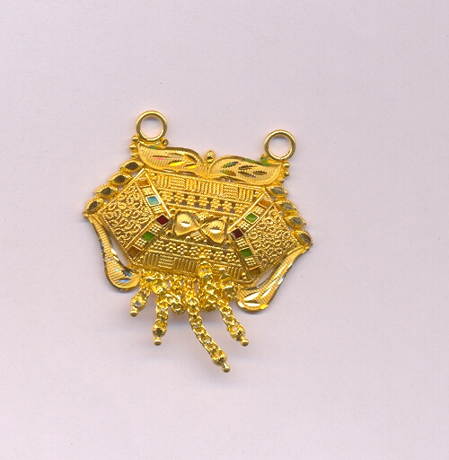 GOLD PENDENT PLAIN FANCY