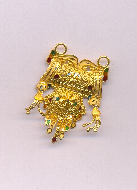 GOLD PENDENT PLAIN FANCY