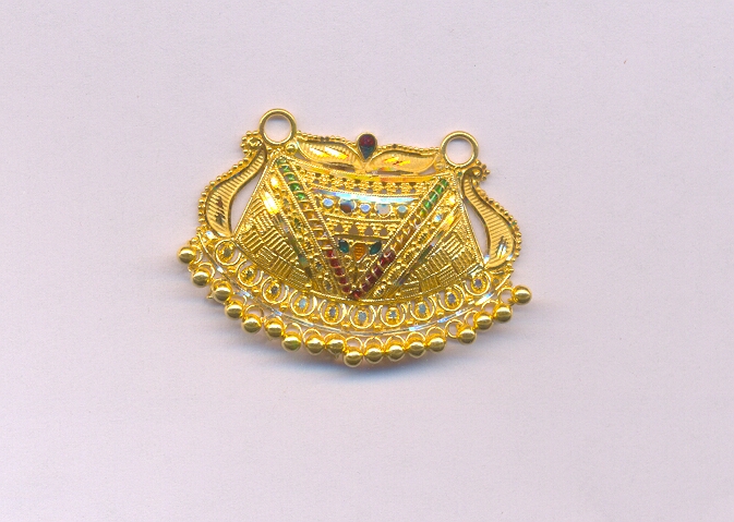 GOLD PENDENT PLAIN FANCY