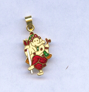 GOLD PENDENT PLAIN FANCY