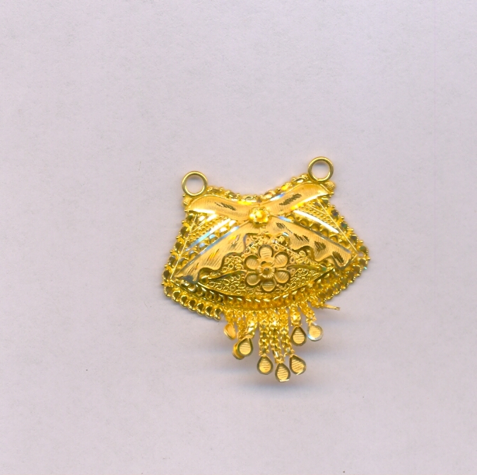 GOLD PENDENT PLAIN FANCY