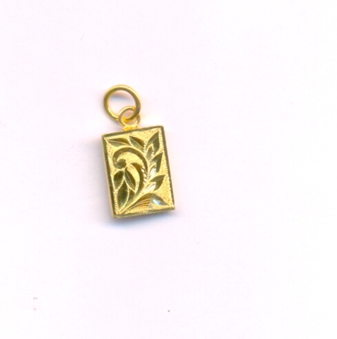 GOLD PENDENT PLAIN FANCY