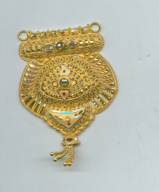 GOLD PENDENT PLAIN FANCY