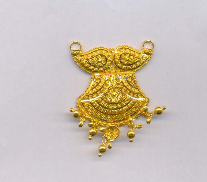 GOLD PENDENT PLAIN FANCY