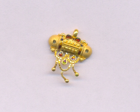 GOLD PENDENT PLAIN FANCY