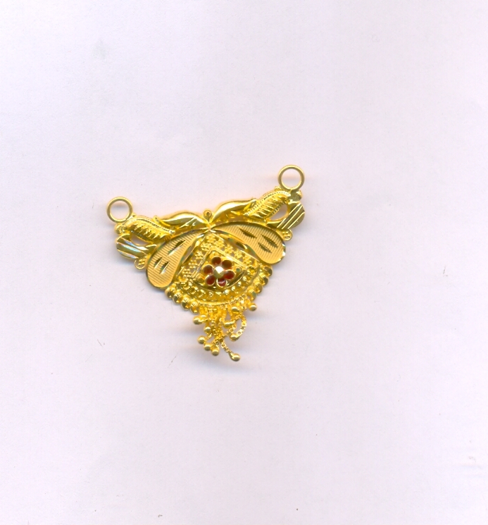 GOLD PENDENT PLAIN FANCY
