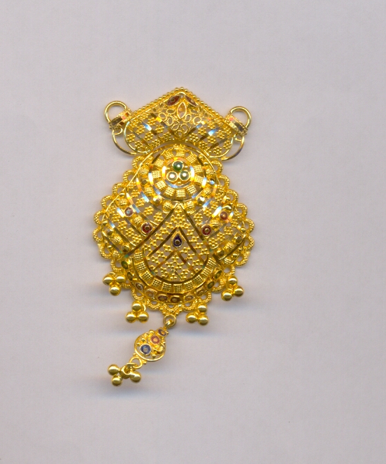 GOLD PENDENT PLAIN FANCY