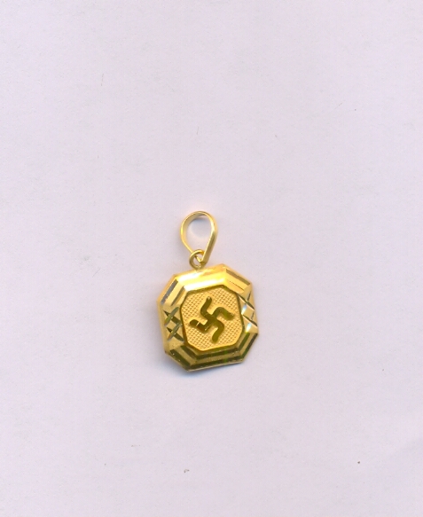 GOLD PENDENT PLAIN FANCY