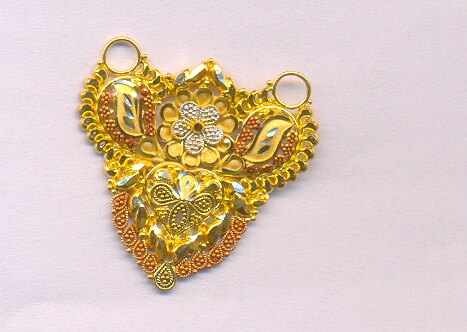 GOLD PENDENT PLAIN FANCY