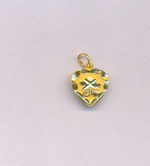 GOLD PENDENT PLAIN FANCY