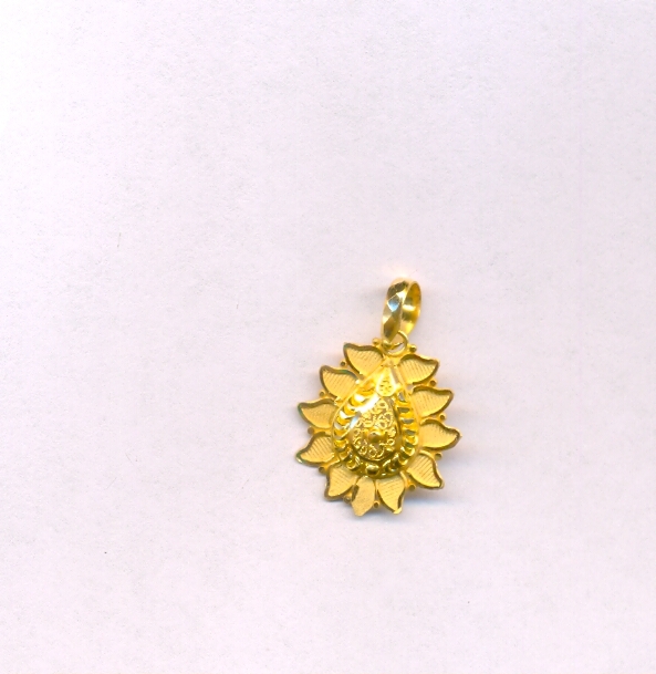 GOLD PENDENT PLAIN FANCY