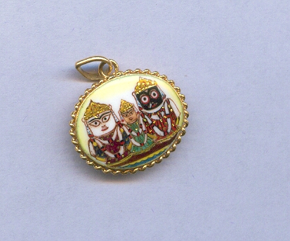 GOLD PENDENT PLAIN FANCY