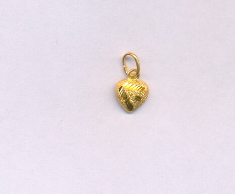 GOLD PENDENT PLAIN FANCY
