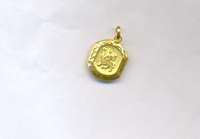 GOLD PENDENT PLAIN FANCY