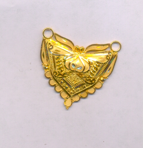 GOLD PENDENT PLAIN FANCY