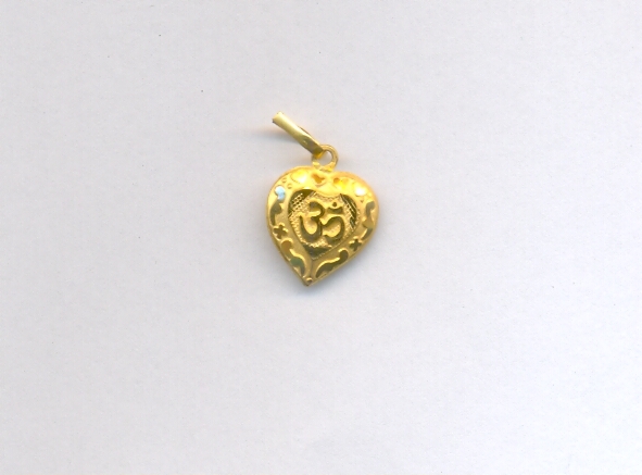 GOLD PENDENT PLAIN FANCY
