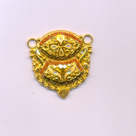 GOLD PENDENT PLAIN FANCY