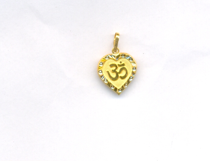 GOLD PENDENT PLAIN FANCY